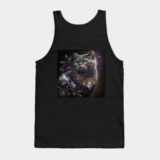 Beautiful British Shorthair Kitten Tank Top